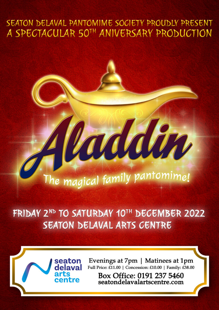 Open Auditions Aladdin Christmas Panto Seaton Delaval Arts Centre 4013