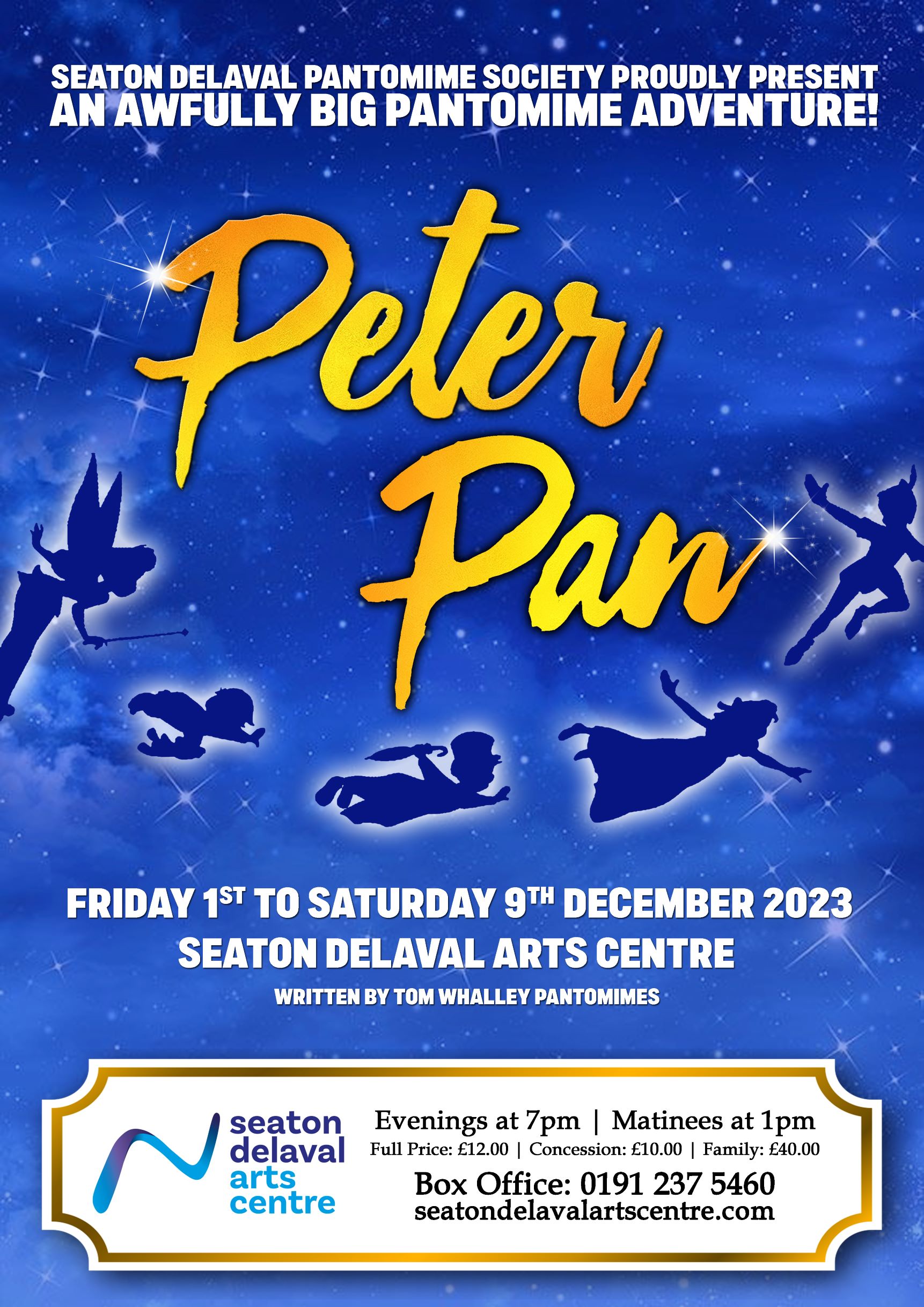 OPEN AUDITIONS: Star in our Christmas Panto! – Seaton Delaval Arts Centre